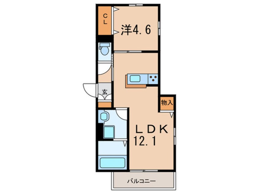 間取図 セゾン　de　ソレイユ