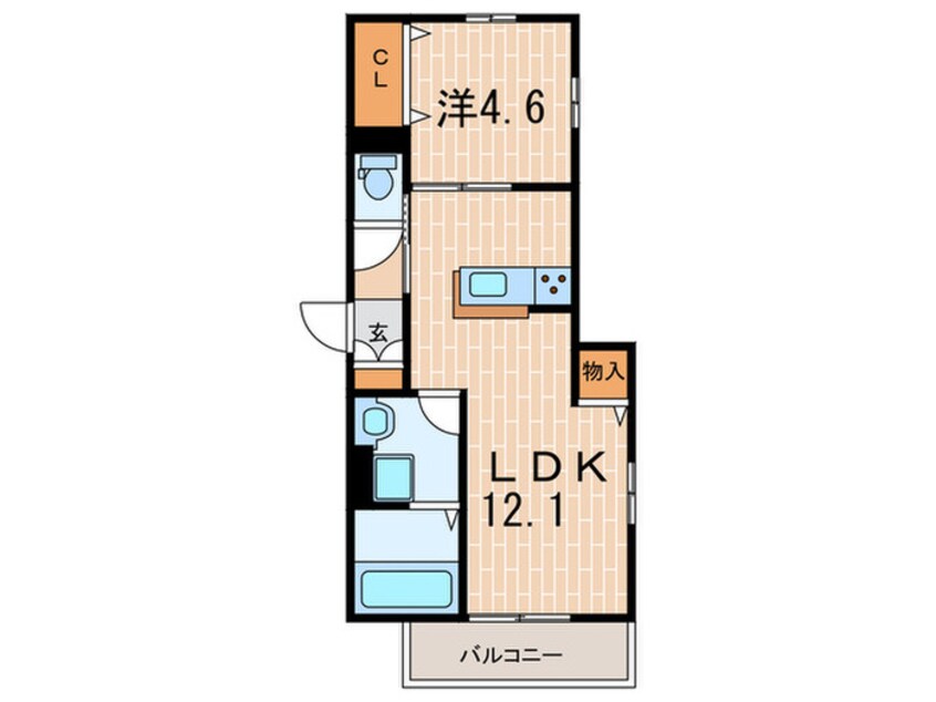 間取図 セゾン　de　ソレイユ