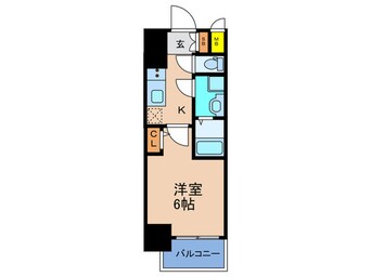 間取図 ｴｽﾘｰﾄﾞ大阪ﾌﾟﾗｲﾑｹﾞｰﾄ（1010）