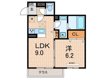 間取図 セレーノ南甲子園