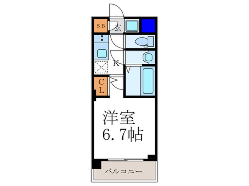 間取図 ブランシエスタ西京極