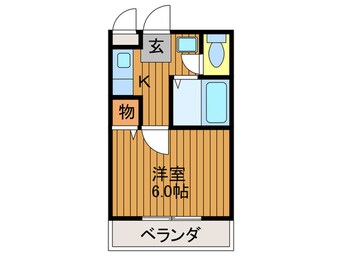 間取図 フラットカキノキ