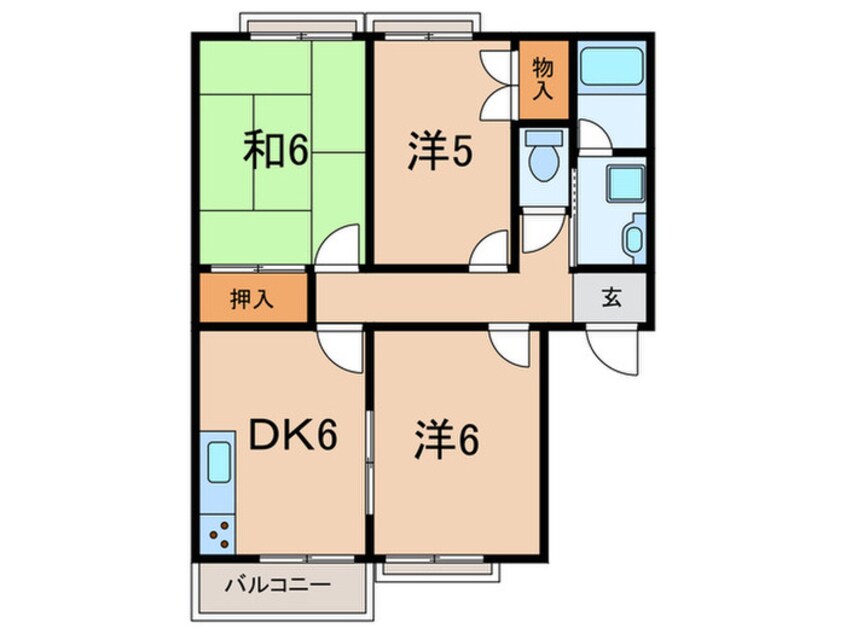 間取図 セピアコ－ト