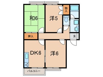 間取図 セピアコ－ト