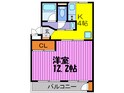 パ－クグリ－ン中島の間取図