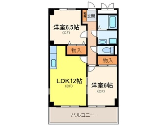 間取図 エクレ－ル箕輪