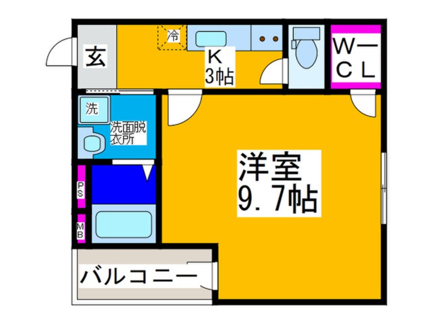 間取図 フジパレス堺初芝Ⅲ番館