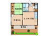 コンフォ－ルパオ 2LDKの間取り