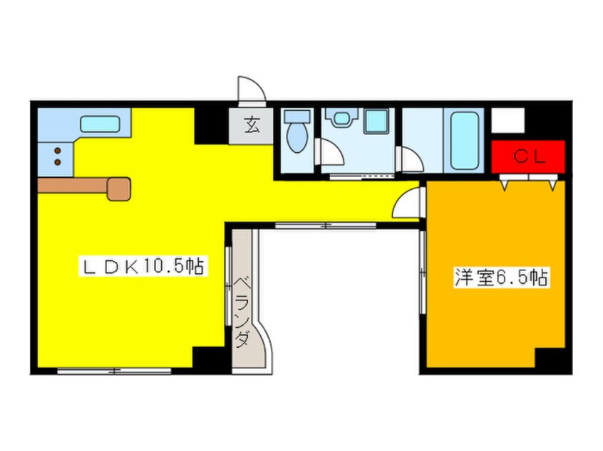 間取図 プレステ－ジ高津