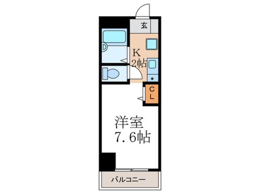 間取図 ウナロ－ザ長岡