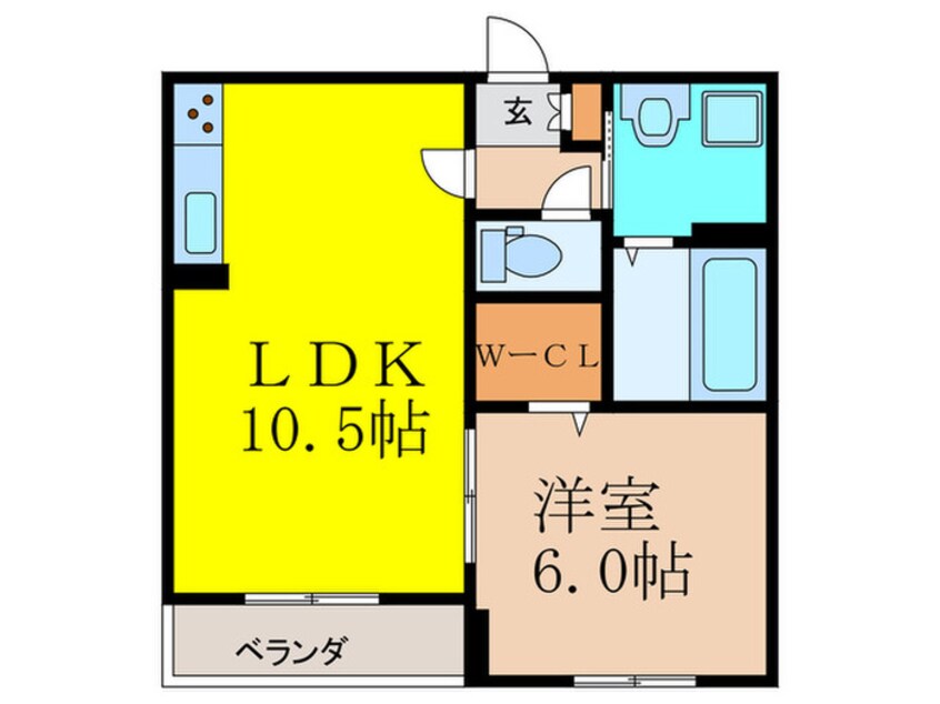 間取図 ヴィアソーレ摂津