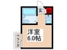 サニーマンション 1Rの間取り