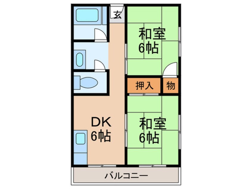 間取図 林マンション