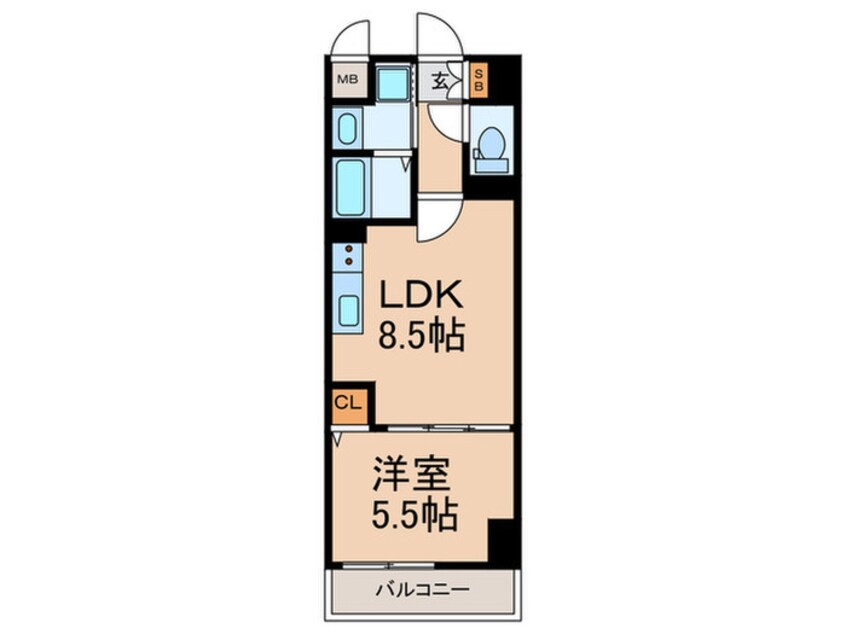 間取図 リアライズ今里南