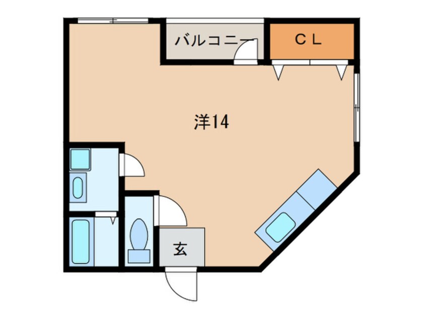 間取図 甲子園口チャンスビル