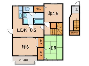 間取図 フォレスト六甲A棟