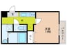 フジパレス野崎Ⅰ番館 1Kの間取り