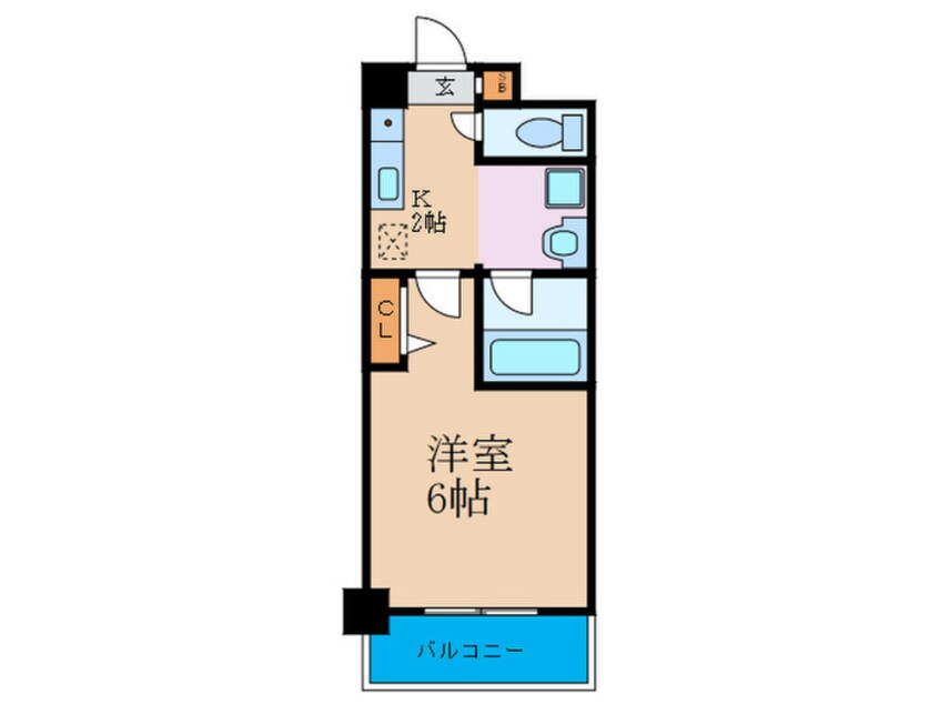 間取図 ラナップスクエア福島(606)