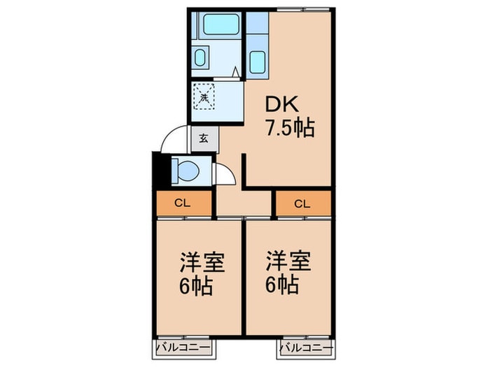 間取り図 ｺｰﾎﾟｱｲ
