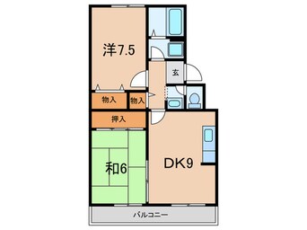 間取図 フレンド灘北