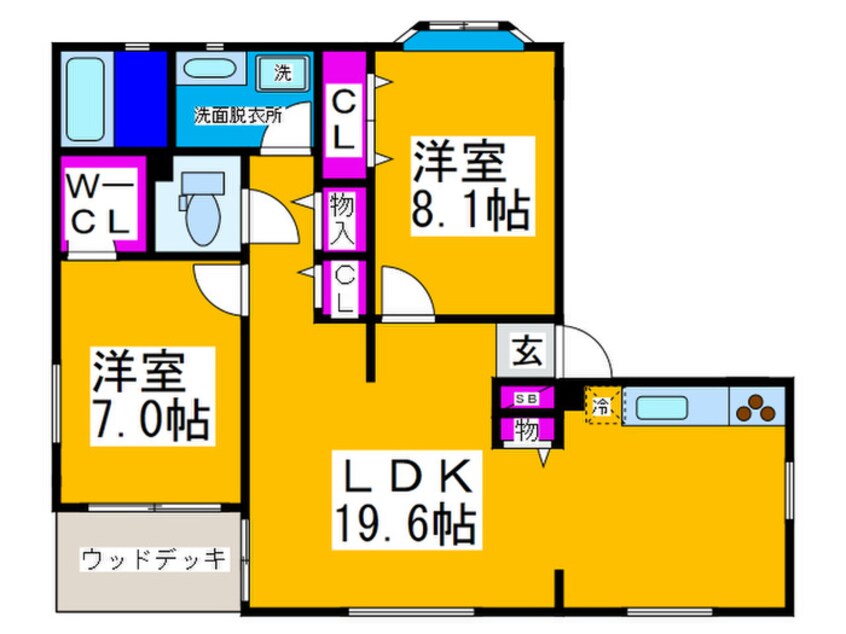 間取図 高松ハウス