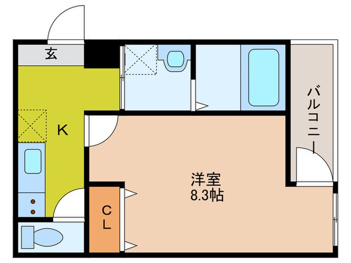 間取り図 フジパレス野崎Ⅱ番館
