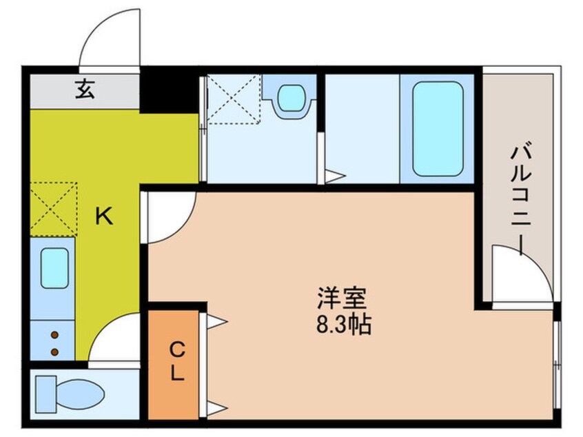 間取図 フジパレス野崎Ⅱ番館