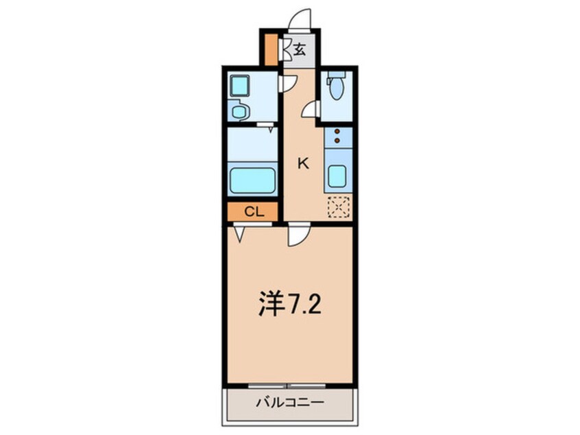 間取図 silus東灘深江