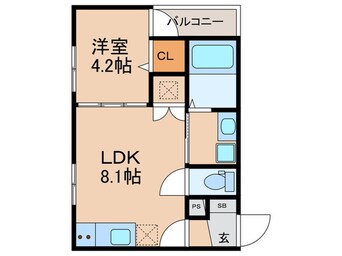 間取図 仮）F　asecia atria