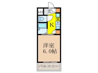 間取図 リ－ガル新大阪