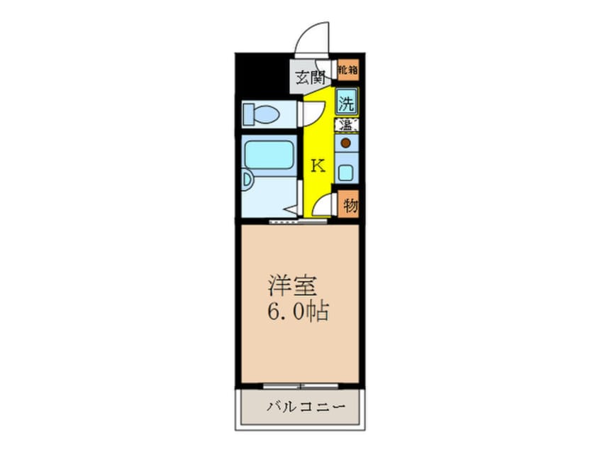 間取図 リ－ガル新大阪