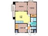 松栄マンション 3LDKの間取り