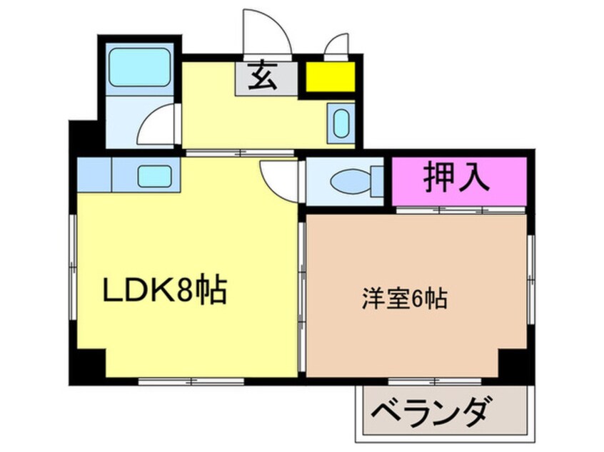 間取図 ウィステリア粉浜