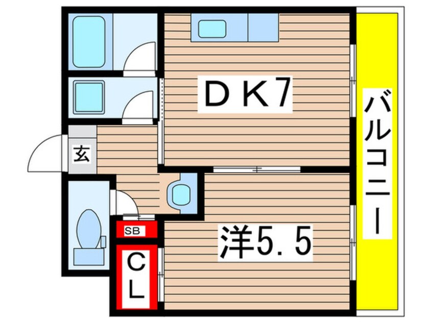 間取図 ヴィラージュ武庫之荘