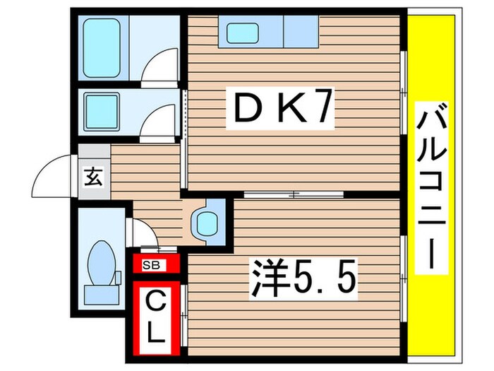 間取り図 ヴィラージュ武庫之荘