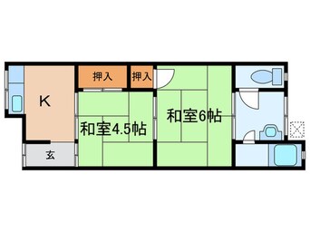 間取図 若王寺1丁目文化