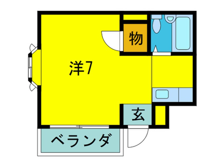 間取図 河本マンション