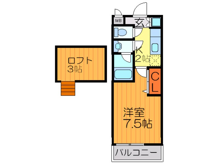 間取図 フジパレス荒川