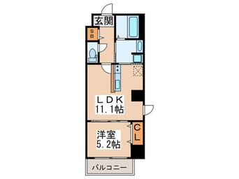 間取図 BRIGHT ABIKO