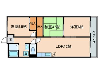 間取図 メゾン北川