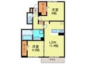 仮）Ranunculusの間取図