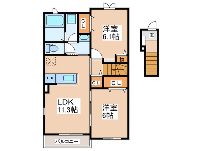 間取図 アルト　ルーナ