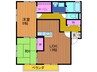 グレイスコ－ト 2LDKの間取り