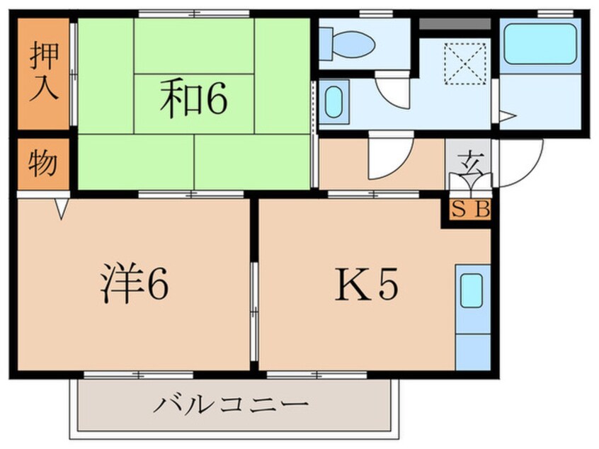 間取図 グレ－プヴァイン南台