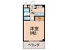 アクシス－E 1Kの間取り