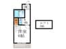 ＡＸＩＳⅡ 1Kの間取り