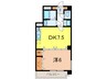 ド－ル魚崎 1DKの間取り