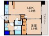 レガ－ロ大津なぎさ公園 1LDKの間取り