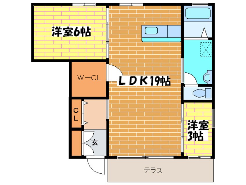 間取図 シャ－メゾン　Light