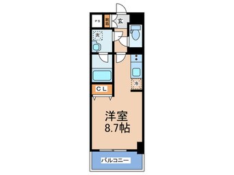 間取図 グランデュール大今里西Ⅱ